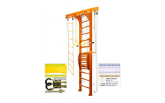 Шведская стенка Kampfer Wooden ladder Maxi Wall (№3 Классический Высота 3 м белый)