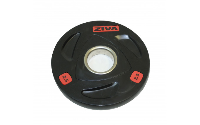 Диск олимпийский 2,5 кг ZIVA серии ZVO резиновое покрытие