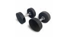Гантель UNIX Fit PRO круглая обрезиненная 12,5 кг